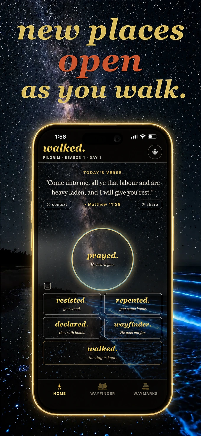 new places open as you walk. an unlocked scene